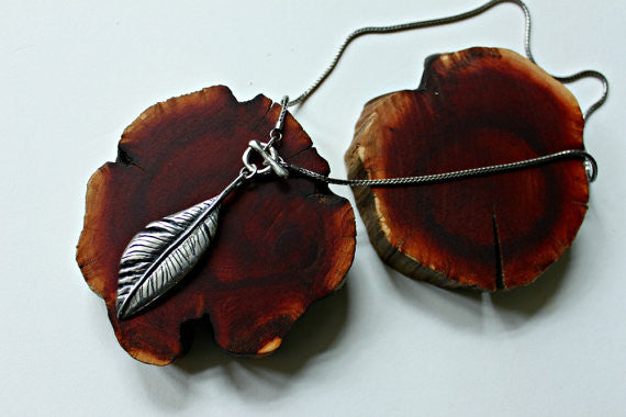 feather necklace