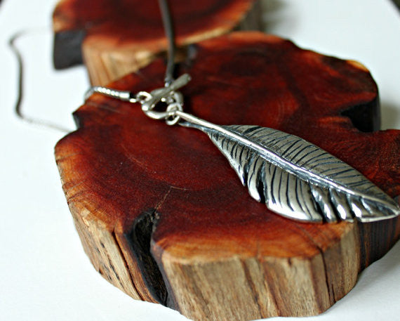 feather necklace