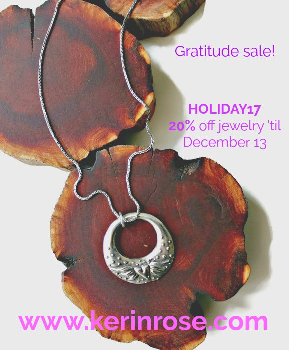 Kerin Rose jewelry once a year gratitude sale.......
