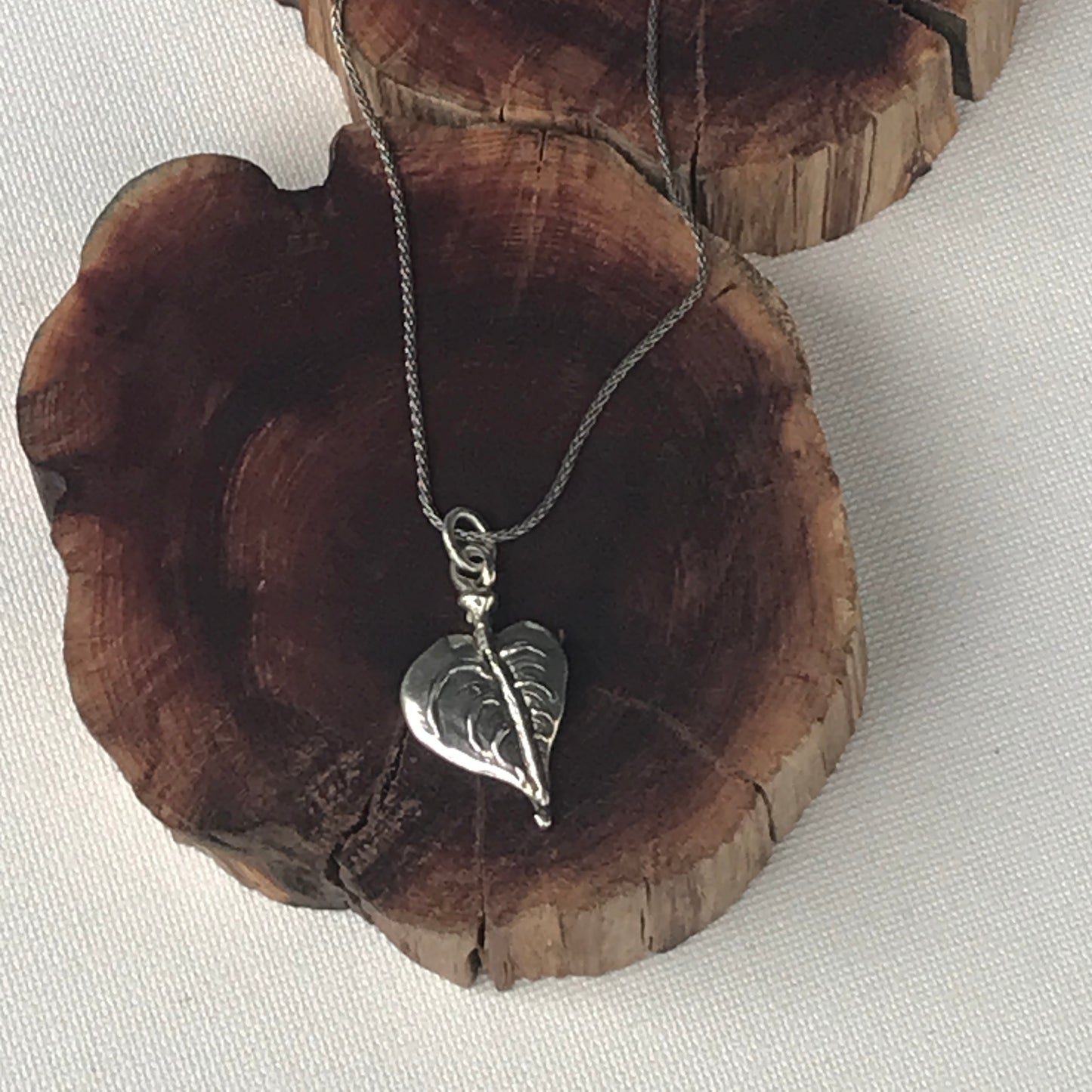 Bohdi leaf necklace Vermont donation pre-order ready in 2-3 weeks