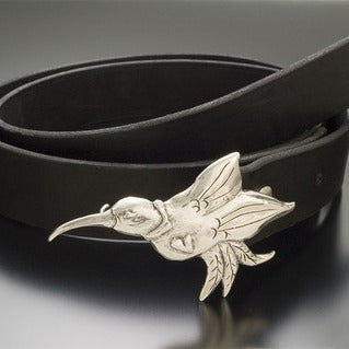 hummingbird messenger belt buckle