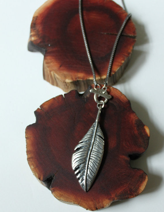 feather necklace