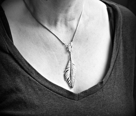 feather necklace