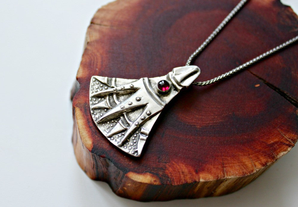 Om lotus necklace